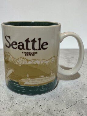 Starbucks Seattle 16oz Ceramic Mug 2011